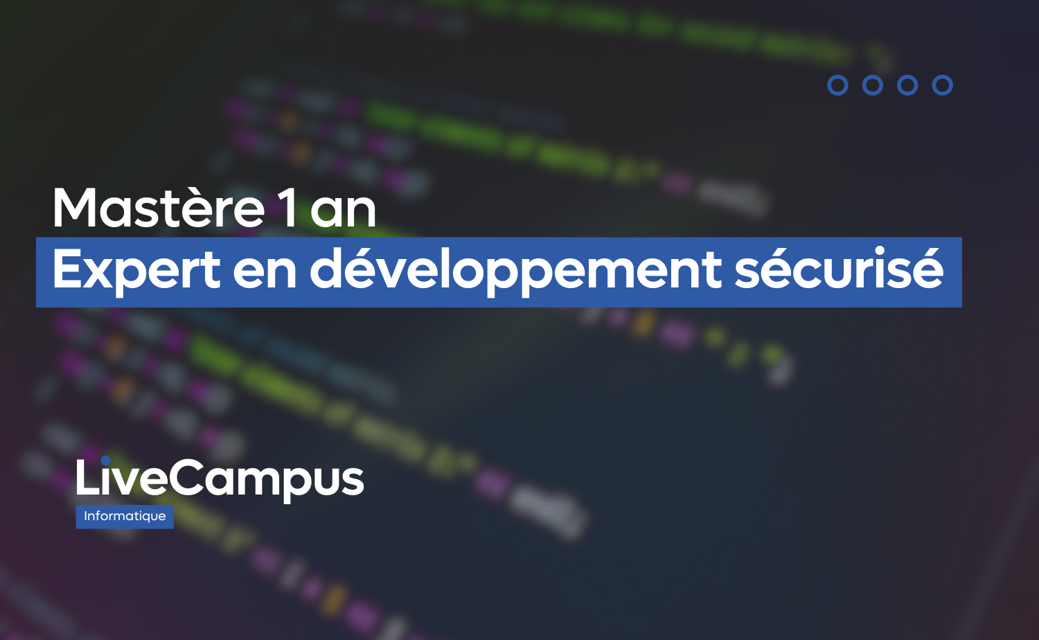 Mastère Expert en Développement Sécurisé – LiveCampus