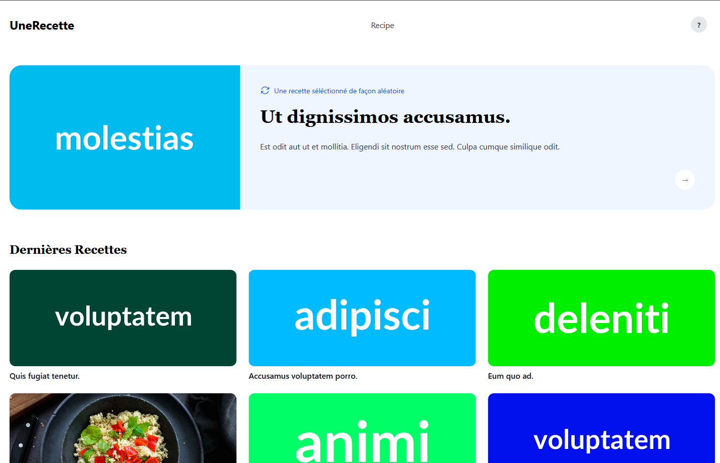 Marmiplomb – Application de recettes en ligne