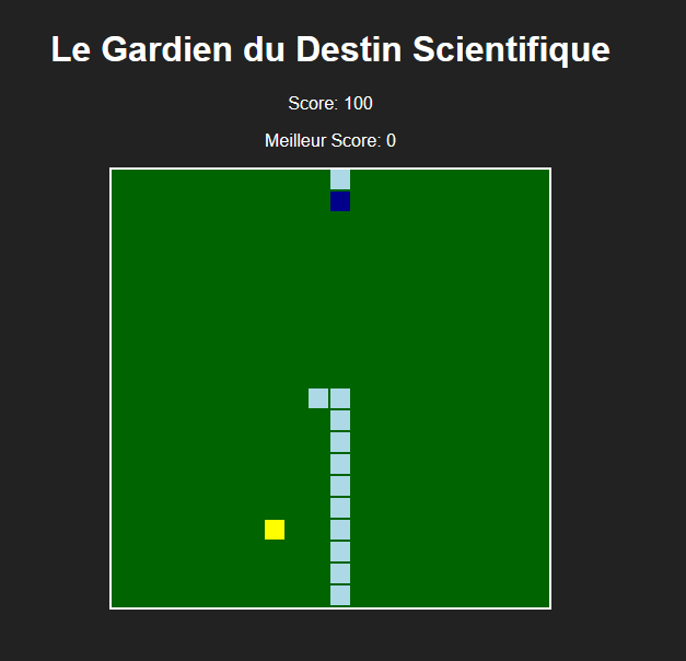 Snake Game – Version Retro avec musique de Sonic